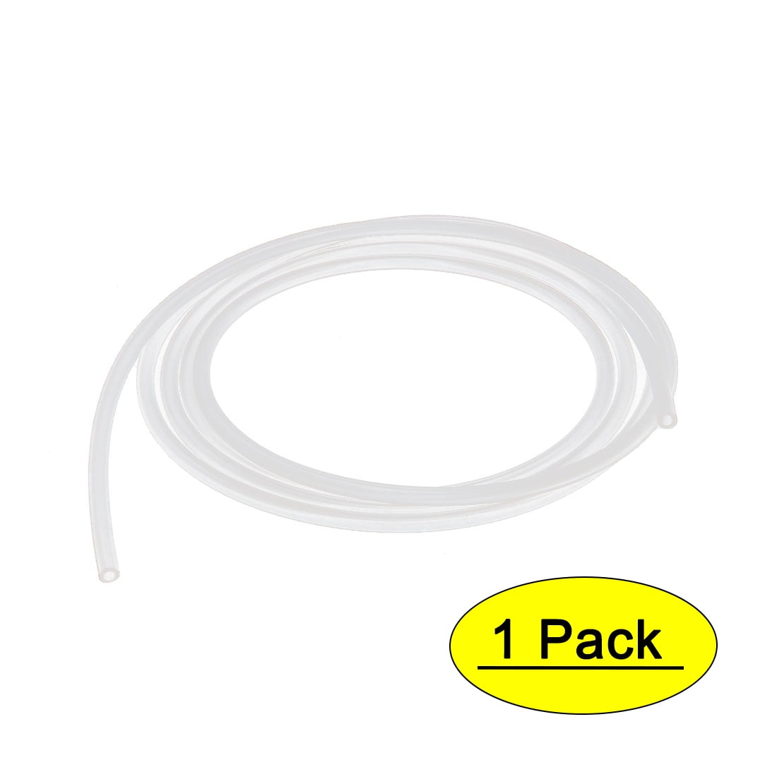 uxcell 2mm x 4mm High Temperature Resistant Soft Silicone Tube Hose Pipe 2M Length