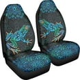 thumbnail image 2 of Binienty Boho Floral Frog Car Seat Covers Front Seats Only 2 Piece Automotive Vehicle Seat Cover Washable Breathable Universal Auto Accessory for SUV Sedan Truck, 2 of 7