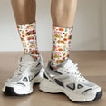 thumbnail image 6 of Vsdgher Fall Farm Pumpkin Crew Socks for Men & Women, Breathable Casual Athletic Ankle Socks, 6 of 6