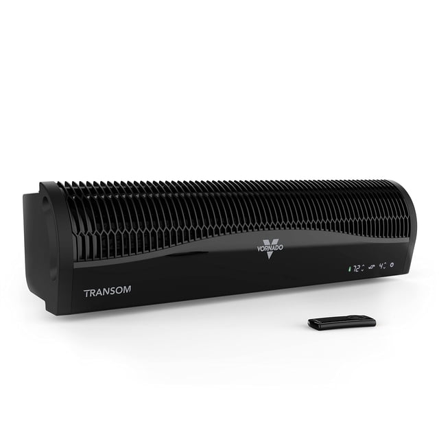 Ventilador de ventana Vornado TRANSOM con mando a distancia negro