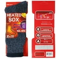 thumbnail image 2 of USBingoshop Insulated Thermal Socks for Men, 2 Pack, Size 10-13, Cold Weather, 2 of 3