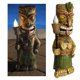thumbnail image 5 of Estatua solar para jardín, decoración libre Tiki con antorcha, estatua de Pascua para Patio, césped, jardín, decoración artística, DYNWAVEMX luces decorativas al aire libre, 5 of 8