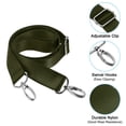 thumbnail image 4 of Unique Bargains 59' Shoulder Strap, 0.98' Width Nylon Adjustable Replacement Strap with Metal Swivel Hooks, Green, 4 of 5