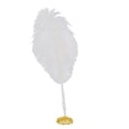 thumbnail image 2 of Soporte de Metal Zulema con pluma de avestruz para firma en Boda, 2 of 5