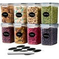 thumbnail image 1 of Set de contenedores de almacenamiento de alimentos DWËLLZA KITCHEN 1.4 L - 8 piezas, 1 of 8