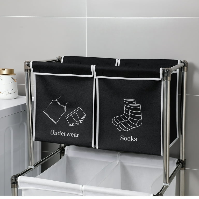 4 section laundry hamper sale