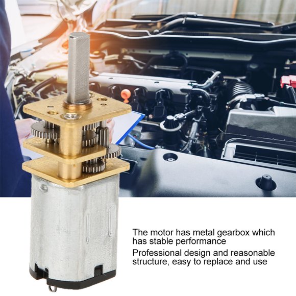 Motor De Engranajes, Motor De Engranajes GA12-N20, Motor De Engranajes Micro De Reducción De Velocidad Con Caja De Engranajes De Metal DC 12V 60/500/1000RPM60RPM, Motores De