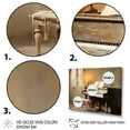 thumbnail image 3 of Designart "Melodies on Rustic Brown Piano II" Music Framed Wall Art - Vintage Brown Music Piano Bedroom Framed Canvas Wall Art, 3 of 6