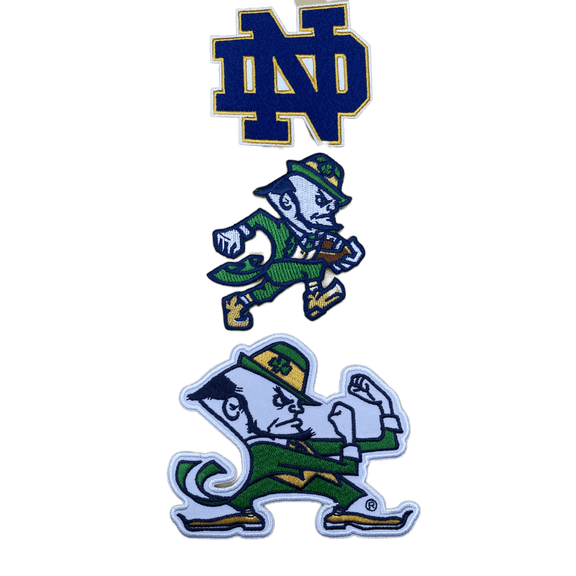 Notre Dame Fighting Irish Embroidered Iron-On Patches