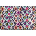 thumbnail image 4 of Dreamtimes Tribe Style Colorful Non-Slip Area Rug 36"x24", Tie-dye Rainbow Spots Floor Carpet Comfort Floor Mats Decor for Indoor Front Porch,Living Room, Bedroom,Kitchen, 4 of 7