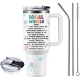 thumbnail image 3 of Social Worker Gifts For Women, 40oz Social Worker Tumbler with Handle, Gifts for Social Workers Mug, School Social Work Appreciation Graduation for BSW MSW DSW Students Cup Social Worker Office Decor, 3 of 6