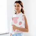 thumbnail image 5 of Haosy Hardcover 3 Ring Binder 1.5 Inch Ring Decorative Binder Organizer for Home School Office, Pink Cow and Strawberry, 5 of 10
