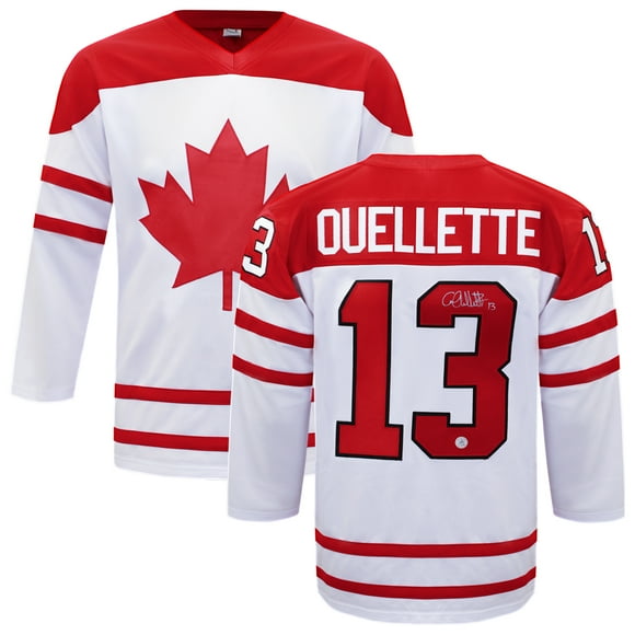 Caroline Ouellette Chandail Personnalisé de Hockey Nation d'Équipe Canada Signé