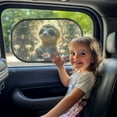 thumbnail image 3 of Yuyamidu Sloth Car Shade for Side Windows Daisy Car Window Shade 2 Pack Adorable Rear Window Sunshade for Car Travel Accessories Sun Glare UV Protection, 3 of 7