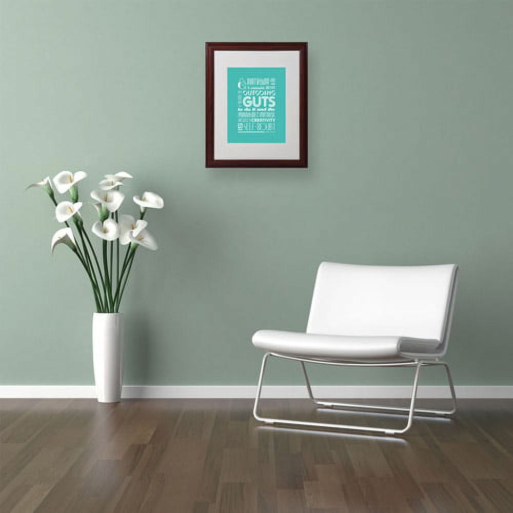 Trademark Fine Art "Outgoing Guts III" Canvas Art by Megan Romo, Wood Frame