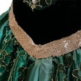 thumbnail image 3 of KAWELL Coronation Green Dress Luxury Costume Princess Accessories Party Halloween Christmas Role-Playing, 3 of 7