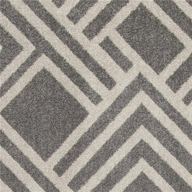 63" X 91" X 0.'5" Tapis en Polypropelène Gris
