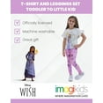 thumbnail image 3 of Disney Asha Star Little Girls T-Shirt and Leggings Outfit Set White / Purple 6, 3 of 5