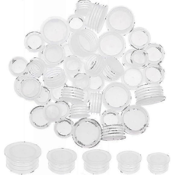 50pcs Salt And Pepper Shaker Stoppers Plastic Replacement Plugs JJJ