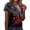 Dark Gray, variant on 2026 250th Anniversary of USA: Women's CrewNeck Short Sleeve Shirt Celebration Patriotic Flag Print 1776-2026 Tshirt, Vintage Commemorative Women's Long Sleeve Shirt 4th of July Black L