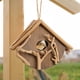 thumbnail image 1 of Casa de pájaros de para patio, manualidades de bricoje, jau colgante creativa para pájaros, colibríes, casa , casa de incubación de 24x14x20cm Baoblaze casas de aves, 1 of 8