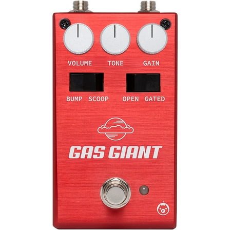 Pigtronix Gas Giant High-Gain Analog Jumbo Fuzz Effects Pedal Red