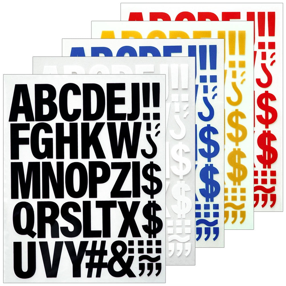 Eease Iron on Letter Patches - 5pcs Heat Transfer Alphabets for DIY Clothes & Crafts