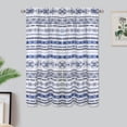 thumbnail image 2 of Window Valance 1 Panel Boho Valance Curtains for Kitchen Windows Rod Pocket Kitchen Valance for Home Decor, Navy, 52 x 15 Inch, 2 of 9