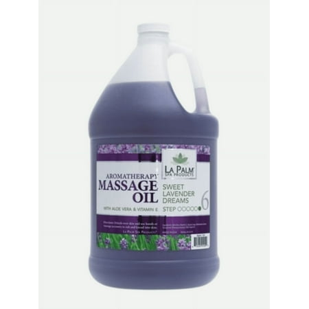 La Palm Aromatherapy Massage Oil One Gallon. Sweet Lavender Dreams