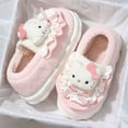 thumbnail image 1 of Zapatos cálidos de Hello Kitty Kuromi Melody para mujer, zapatillas de dibujos animados KT, Cosplay de Anime1119, 1 of 3