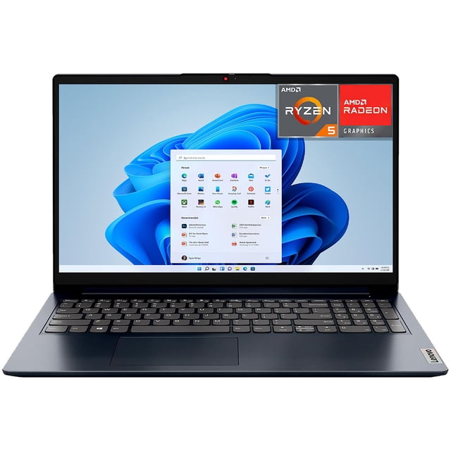 Laptop LENOVO Ideapad 1 15AMN7 AMD Ryzen 5 7520U 16GB RAM 256GB SSD 15.6" Windows 11 Home Modo S Teclado en Ingles