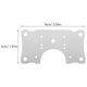 thumbnail image 2 of BESTYASH 4Ud Placas De Reparación Para Bisagras De Gabinete Acero Inoxidable Para Puertas Y Muebles, 2 of 8