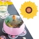 thumbnail image 3 of Posavasos de bebidas absorbente de agua reutilizable Macarena Amarillo 10cm Posavasos de corcho con borde redondo, 3 of 7