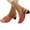Red, variant on OAVQHLG3B Comfortable Elegant Low Chunky Heel Shoes Women Summer Thick Heel Sandals Pumps Ankle Buckle Open Toe Casual Shoes