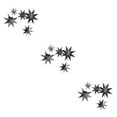 thumbnail image 3 of QualitChoice 1 Set Star Decorations Household Interesting Exquisite Stars Pendant Party Supply Craft Decoration Decor Props for Layout Dark grey 3Set, 3 of 6