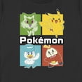 thumbnail image 2 of Women's Pokemon Colorful Square Characters Graphic Tee Black Medium, 2 of 4