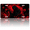 Grim Reaper among Red Roses, variant on 1 Pcs 2D Flat License Plate Covers & Frames, Calf with American Flag For Decorative Front, Waterproof For Decoration Aluminum License Plate Covers & Frames Cover For Men Women, 12" X 6"