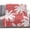 Coral, White, Cream, variant on Flannel Throw Blanket for Couch Sofa Bed,Summer Coastal Coconut Trees Soft Cozy Warm Fuzzy Blanket 40x50in