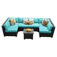 thumbnail image 2 of TK Classics Barbados Wicker 7 Piece Patio Conversation Set and 2 Sets of Cushion Covers, 2 of 2