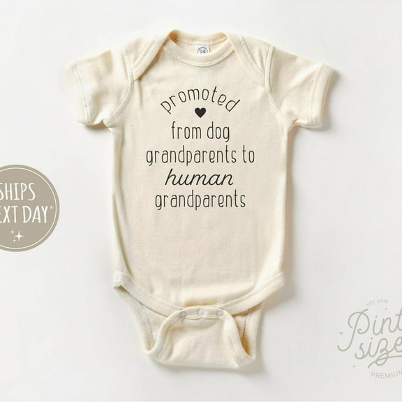 Baby Bodysuit BELLA CANVAS Your'E Going To Be Grandparents Onesie - Funny Announcement Bodysuit - Cute Natural Baby Onesie