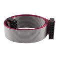 thumbnail image 1 of FC-16 IDC 16Pin F/F Cable de extensión de datos para disco duro, cable plano de cinta, conector de 50 cm de largo para placa base, 1 of 2