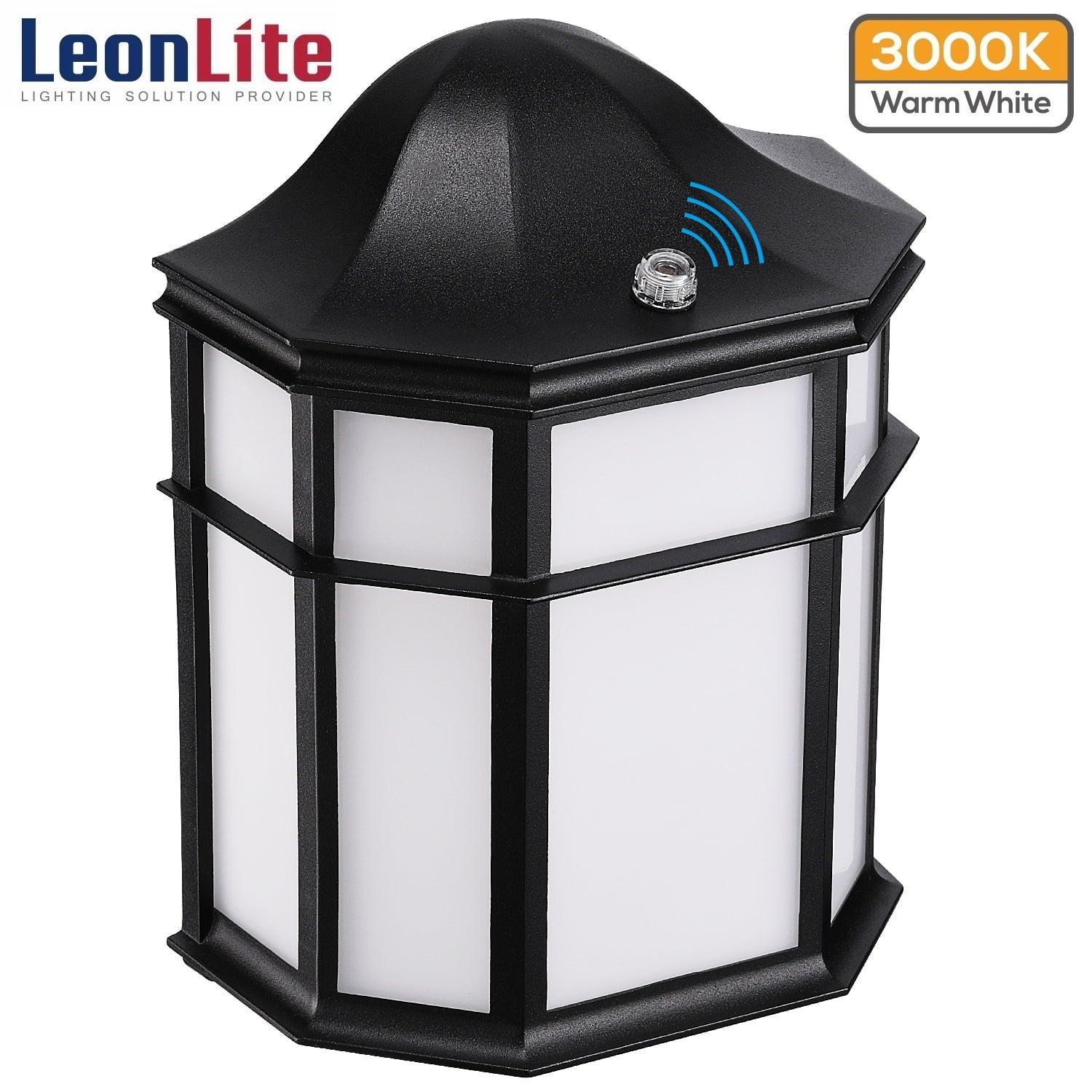 LEONLITE Dusk to Dawn Outdoor Wall Porch Light with Photocell for