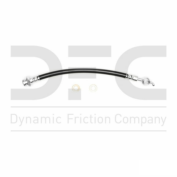 Rear Lower Dynamic Friction Company Brake Line Hose 350-37017 For 1988-1991 Isuzu Trooper, 1988-1995 Isuzu Pickup, 1989-1993 Isuzu Amigo