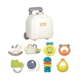 thumbnail image 4 of Yinanstore Teether Toys Gentle Comfort Easy to Hold Textured Grasping Early Educational 8pcs, 4 of 8