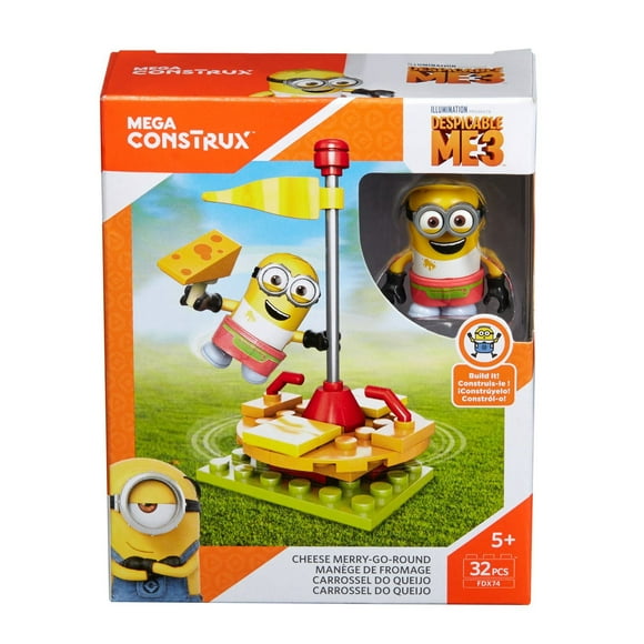 Mega Construx Despicable Me 3 Cheese Merry Go Round