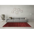 thumbnail image 3 of Ahgly Company Indoor Round Abstract Red Contemporary Area Rugs, 3' Round, 3 of 4