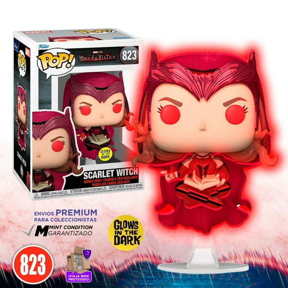 Funko Pop Bruja Escarlata Funko #823 WandaVision Glow Original