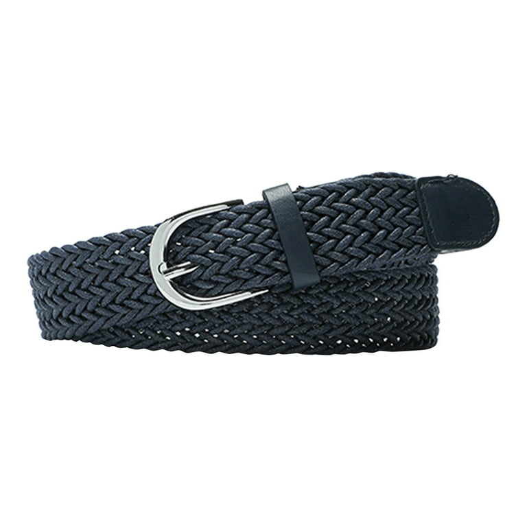 Prolriy Belts for Women Ladies Fashion Wax Rope Ladies Belt Retro  Decorative Jeans Belt Dress Pin Buckle Belt Women, Womens Belt Navy One  Size - Walmart.com