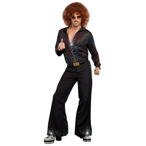 Plus Size Disco Dude Shirt Costume