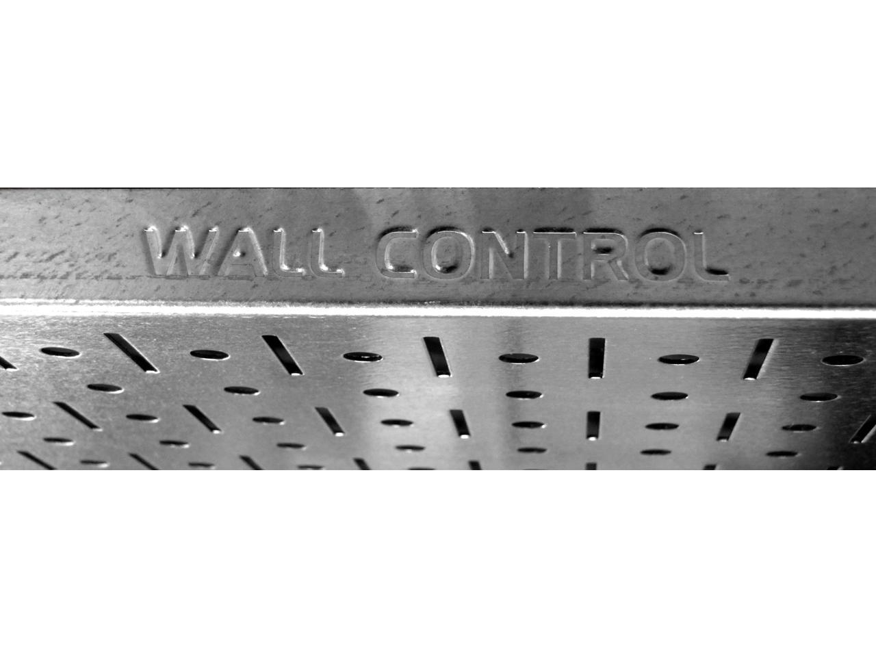 Wall Control 4ft Metal Pegboard Standard Tool Storage Kit Galvanized  Metallic Toolboard  Black Accessories
